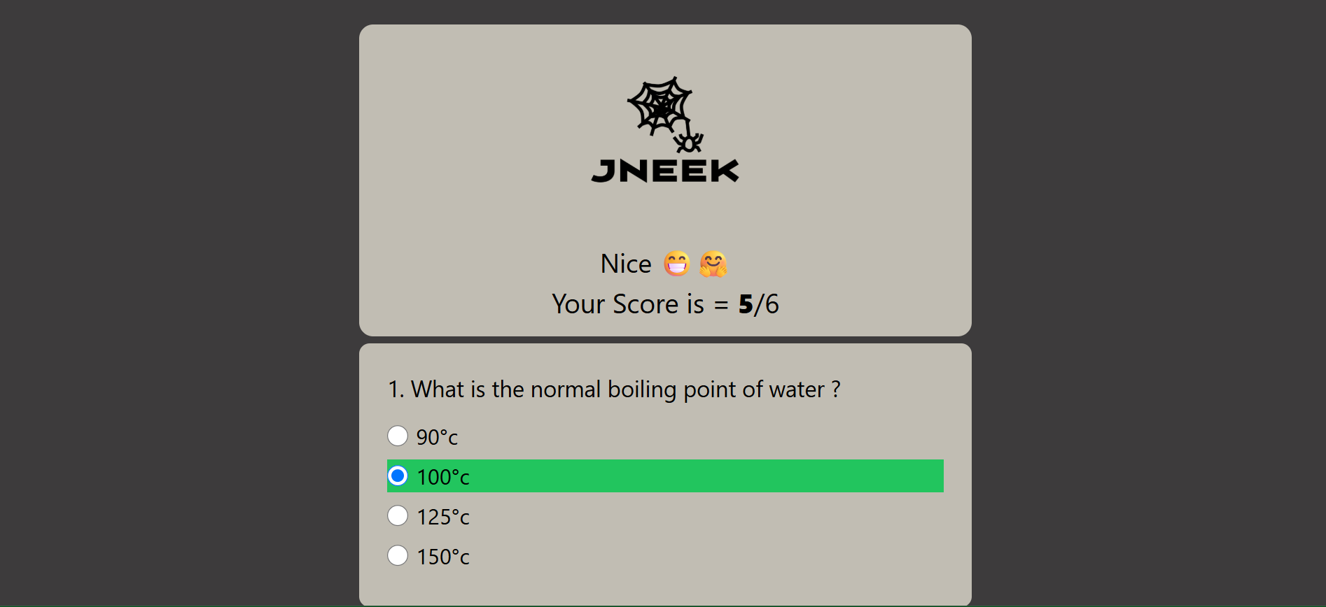 Quiz-App-My-First-Project screenshot